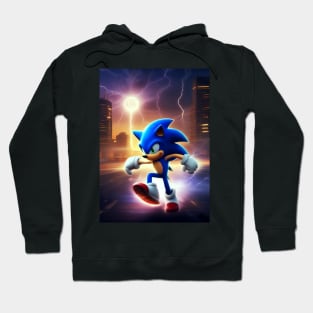 lightning speed sonic Hoodie